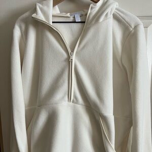 Beyond Yoga Ivory Fleece Pullover